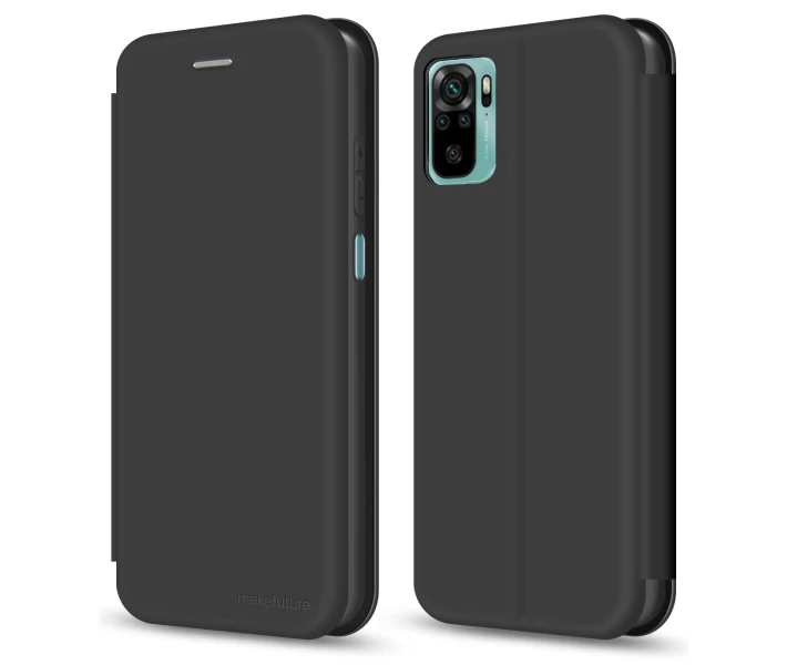 Фото - чохол для смартфону Чохол MakeFuture Flip Black для Xiaomi Redmi Note 10