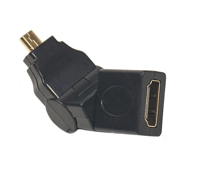 Фото - кабель та перехідник Кабель PowerPlant HDMI AF - micro HDMI AM, 360 градусів (CA910618)