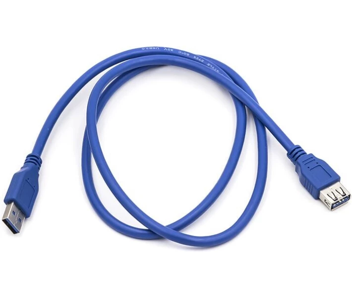 Фото - кабель та перехідник Кабель PowerPlant USB 3.0 AF – AM, 1 м (CA911134)