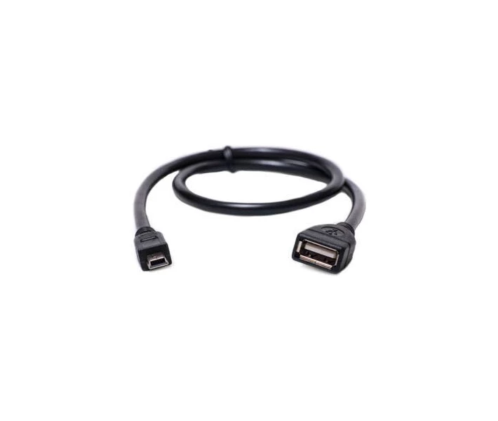 Фото - кабель та перехідник Кабель PowerPlant OTG USB 2.0 AF - Mini, 0.5м (KD00AS1235)
