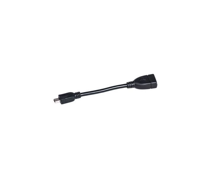 Фото - кабель та перехідник Кабель PowerPlant OTG USB 2.0 AF - Mini, 0.1м (KD00AS1234)