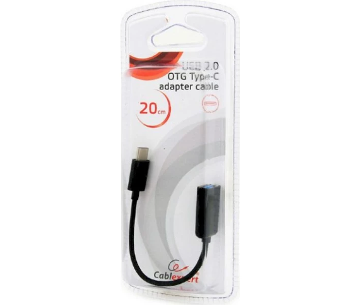Фото - кабель та перехідник Кабель Cablexpert OTG USB2.0, A-мама/Type-C, 0.2м (AB-OTG-CMAF2-01)