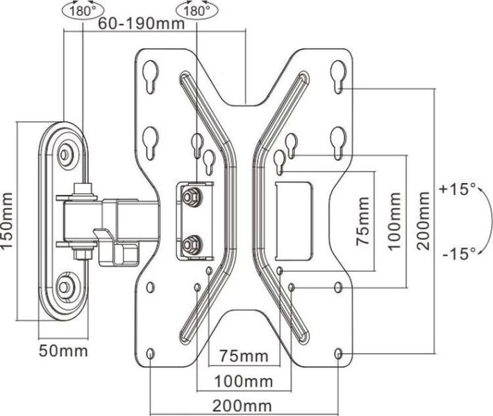 Фото - кронштейн для телевізора Кронштейн UniBracket BZ 11-22