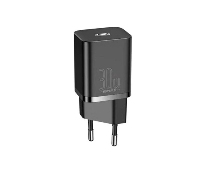 Фото - зарядний пристрій для телефону і планшета Зарядний пристрій Baseus 30W Super-Si EU (CCSUP-J01) чорний