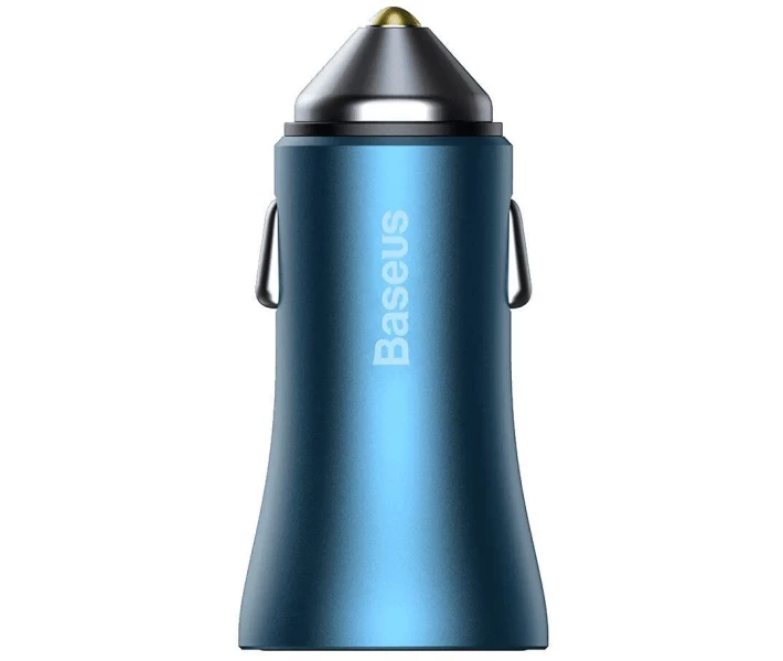 Фото - зарядний пристрій для телефону і планшета Автом. зарядний Baseus Pro Dual Quick U+C 40W(CCJD-03) синій