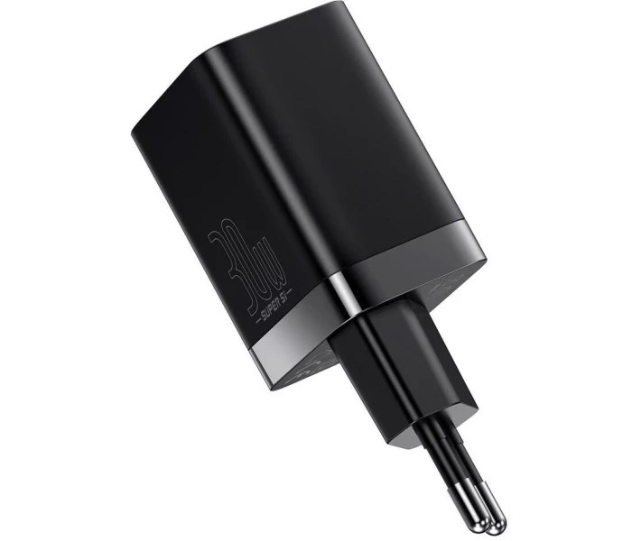 Фото - зарядний пристрій для телефону і планшета Зарядний пристрій Baseus Super Si ProC+U 30W (CCSUPP-E01) чорний