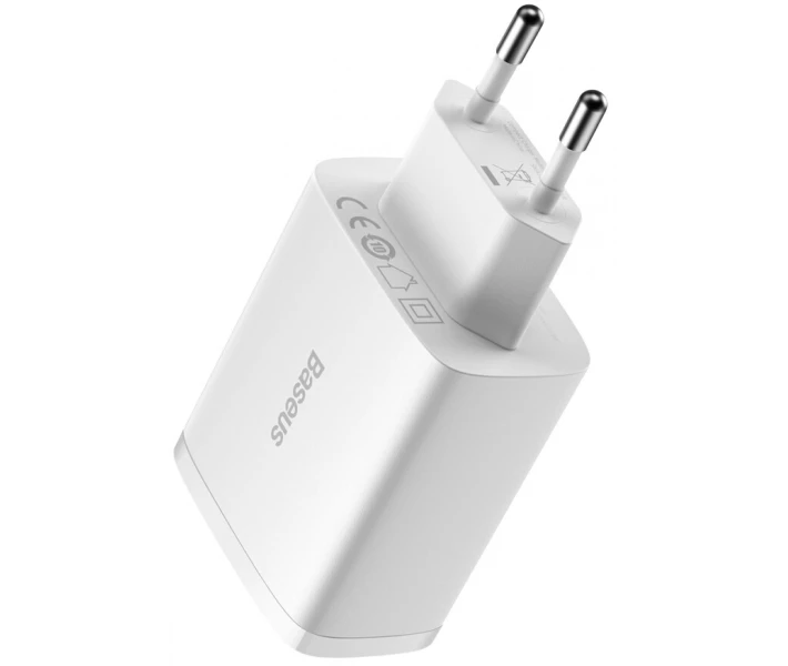 Фото - зарядний пристрій для телефону і планшета Зарядний пристрій Baseus Compact 3U 17W (CCXJ020102) білий