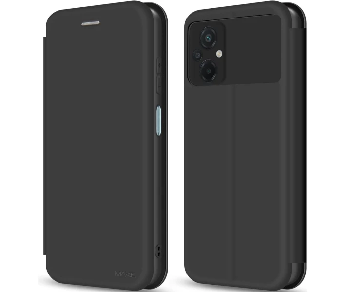 Фото - чохол для смартфону Чохол MakeFuture Flip Black для POCO M5