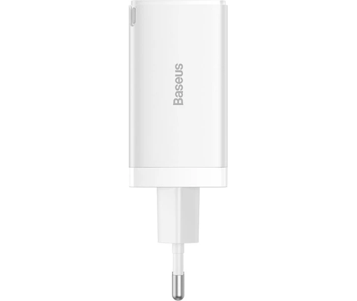 Фото - зарядний пристрій для телефону і планшета Зарядний пристрій Baseus 65W GaN5 Pro 2C+U(CCGP120202 ) бiл + кабель Type-C to Type-C