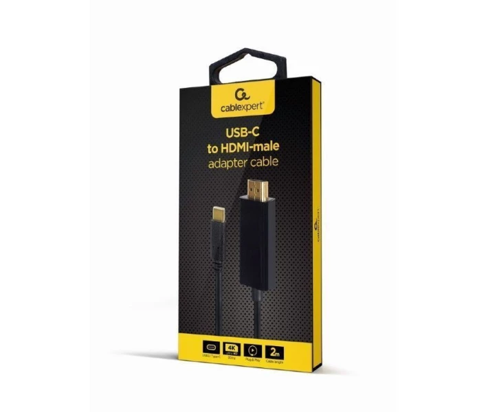 Фото - кабель та перехідник Кабель USB-C на HDMI, 4K@30Гц, 2 м (A-CM-HDMIM-01)