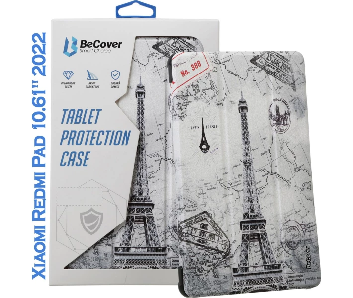 Фото - чохол для планшета Чохол-книжка BeCover Smart Case для Xiaomi Redmi Pad 10.61" 2022 Paris (708736)