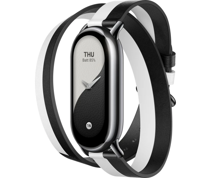 Фото - аксессуар до смарт-годинниа Ремінець Xiaomi Smart Band 8/9 Black White(чор-біл)(BHR7296CN)