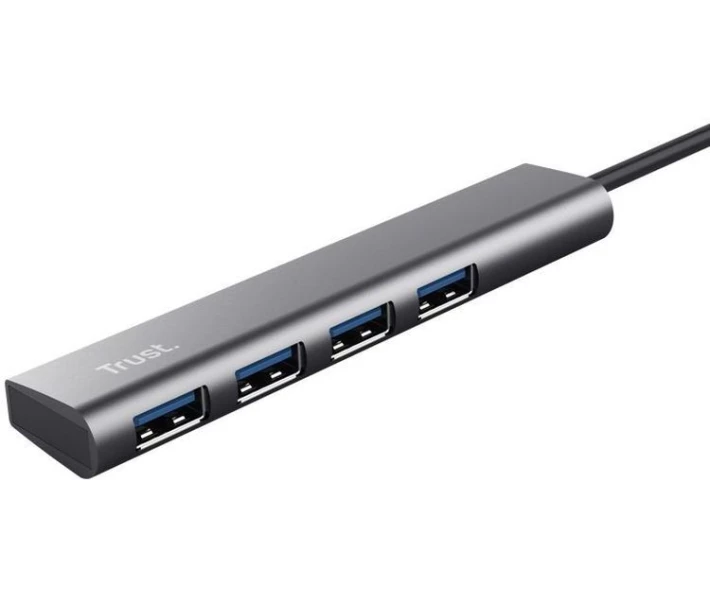 Фото - кардрідер Концентратор USB3.2 Gen1/Type-C Trust Halyx Aluminium (24948)