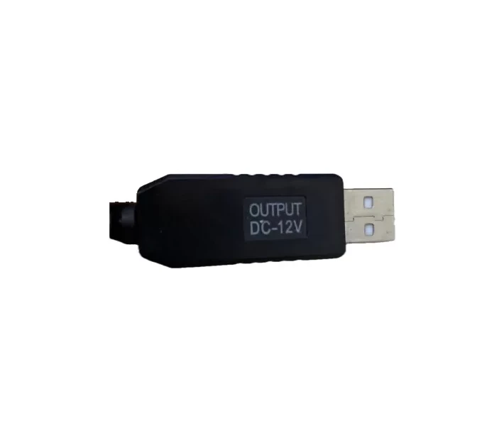Фото - кабель та перехідник Кабель Power Boost cable USB - DC 5.5x2.1 12V 1 м чорний