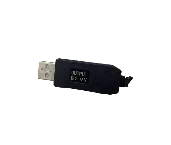 Фото - кабель та перехідник Кабель Power Boost cable USB-DC 5.5x2.1 9V 1 м чорний