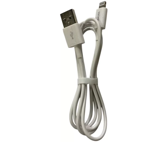 Фото - кабель та перехідник Кабель Romoss CB12 USB-Lightning  2A 1m (CB12-101-04H)білий