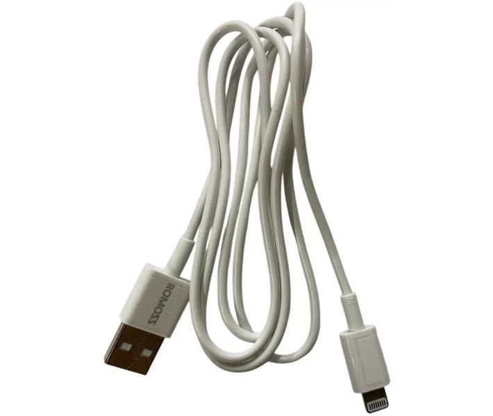 Фото - кабель та перехідник Кабель Romoss CB12 USB-Lightning  2A 1m (CB12-101-04H)білий