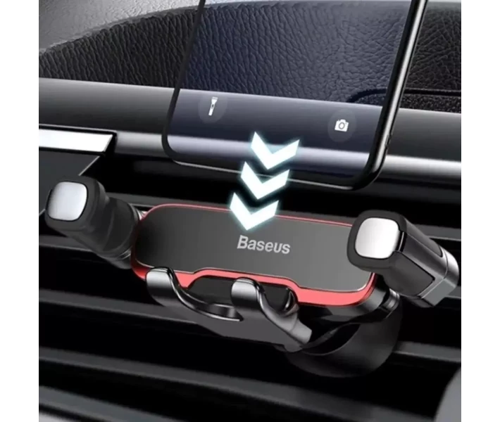 Фото - автомобільний тримач Автотримач Baseus Mr Hui Gravity Car Mount Black (SUYL-HU01)чорний