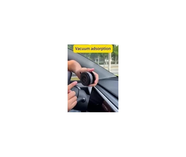 Фото - автомобільний тримач Автотримач HAIKANG CCT 28 Vacuum Adsorption Magn Bracket чорний