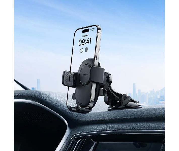 Фото - автомобільний тримач Автотримач Baseus UltraControl Lite Series Car Holder (C40351700111-00) чорний