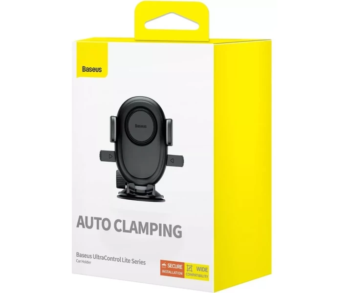 Фото - автомобільний тримач Автотримач Baseus UltraControl Lite Series Car Holder (C40351700111-00) чорний