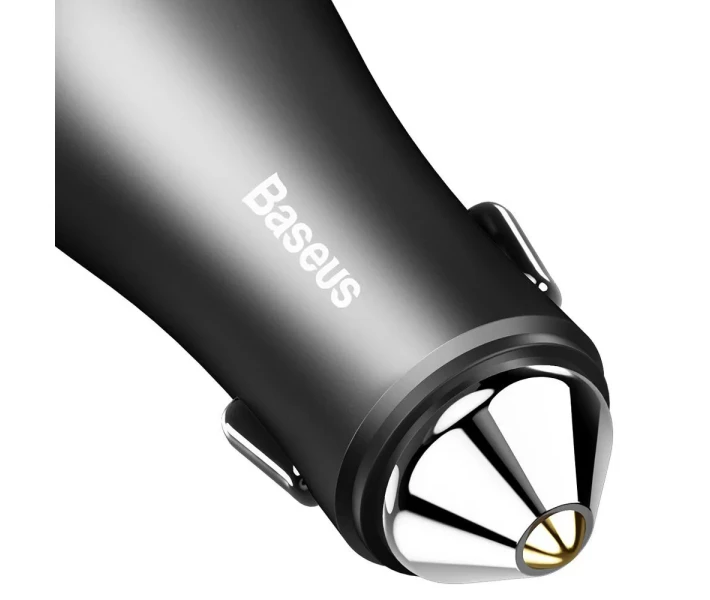 Фото - зарядний пристрій для телефону і планшета Зарядний пристрій Baseus Dual U 2,4А Black