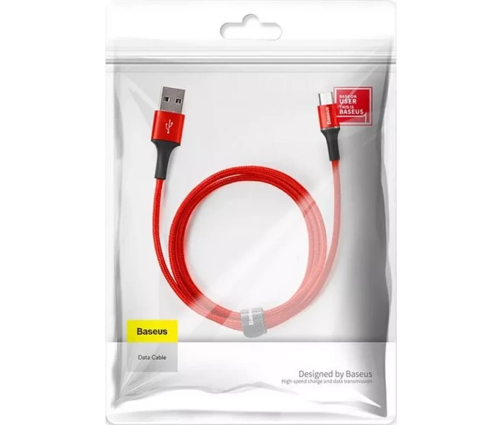 Фото - кабель та перехідник Baseus Halo USB Micro 2м Red