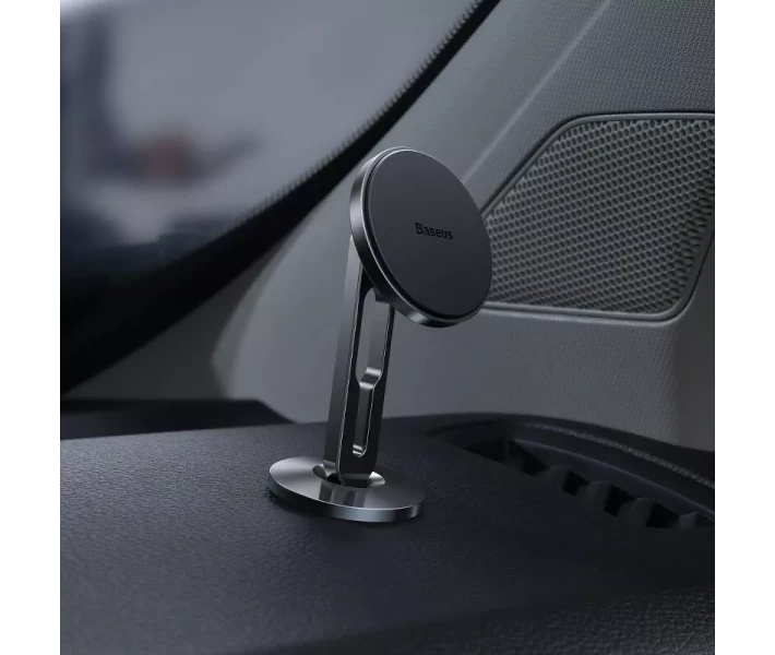 Фото - автомобільний тримач Baseus Hollow Magnetic Holder Vertical type Black (SULK-01)