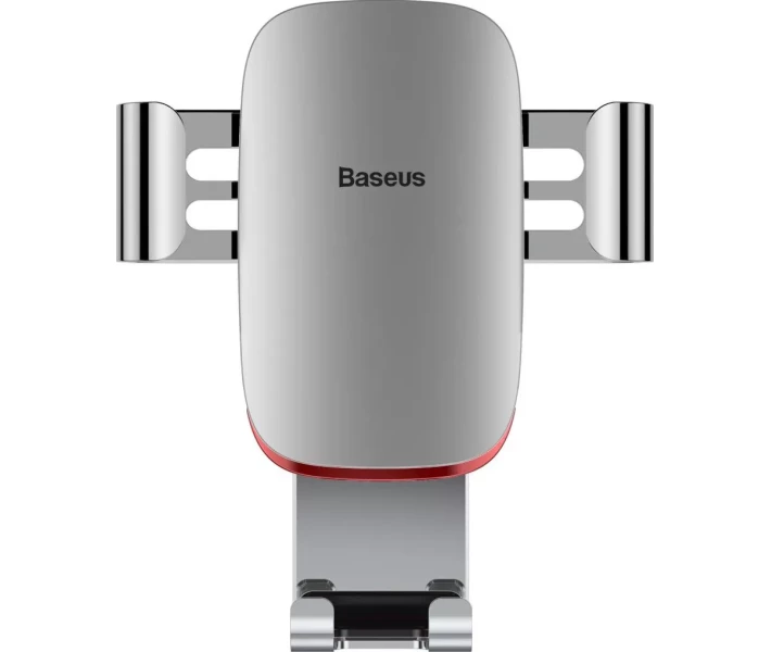 Фото - автомобільний тримач Baseus Metal Age Gravity Air type Silver (SUYL-D0S)