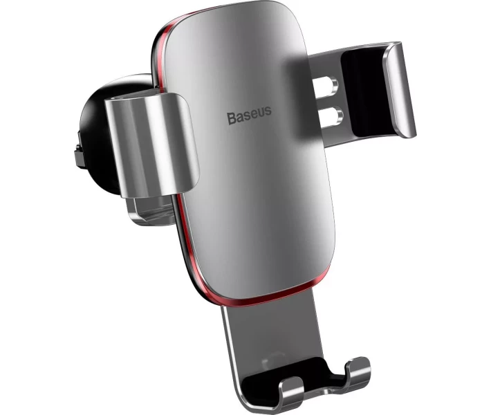 Фото - автомобільний тримач Baseus Metal Age Gravity Air type Silver (SUYL-D0S)