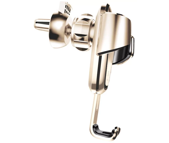Фото - автомобільний тримач Автомобільний тримач для телефонів Baseus Gravity Car Mount, Gold (SUYL-0V)