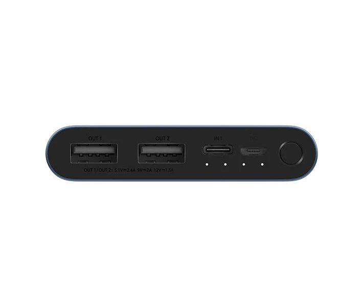 Фото - універсальну мобільну батарею Power Bank Xiaomi 3 10000 mAh 18W Fast Charge PLM13ZM (VXN4274GL/VXN4260CN) Grey-Blue 