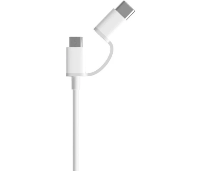 Фото - кабель та перехідник Кабель Xiaomi Mi 2-in-1 USB Cable (Micro USB to Type C) 1v (SJV4082TY)