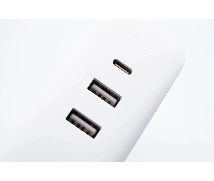 Фото - мережевий фільтр Mi Power Strip 20W Fast Charge (3 sockets +2 USB+1 TypeC)