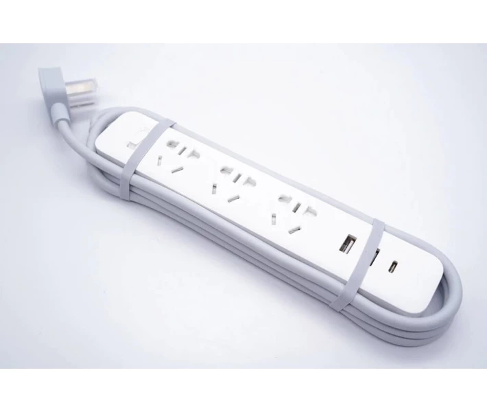 Фото - мережевий фільтр Mi Power Strip 20W Fast Charge (3 sockets +2 USB+1 TypeC)