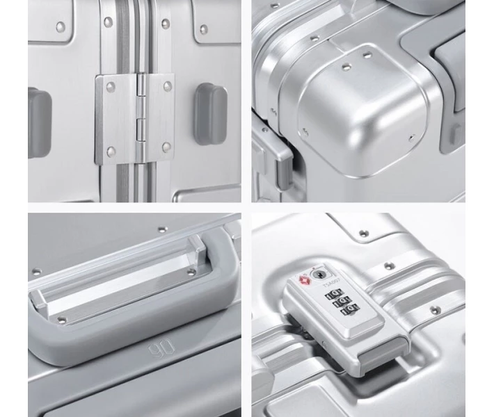 Фото - валізу Валіза RunMi 90 Points Suitcase 20" Metal Silver