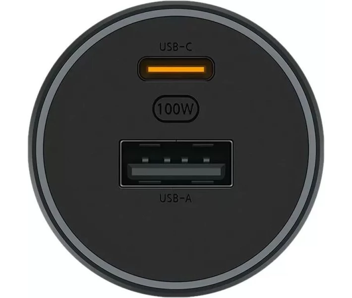 Фото - зарядний пристрій для телефону і планшета Зарядний пристрій Xiaomi 100W Car (CC07ZM) CN Black