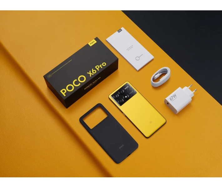 Фото - мобільний телефон і смартфон POCO X6 Pro 5G 12/512GB Yellow