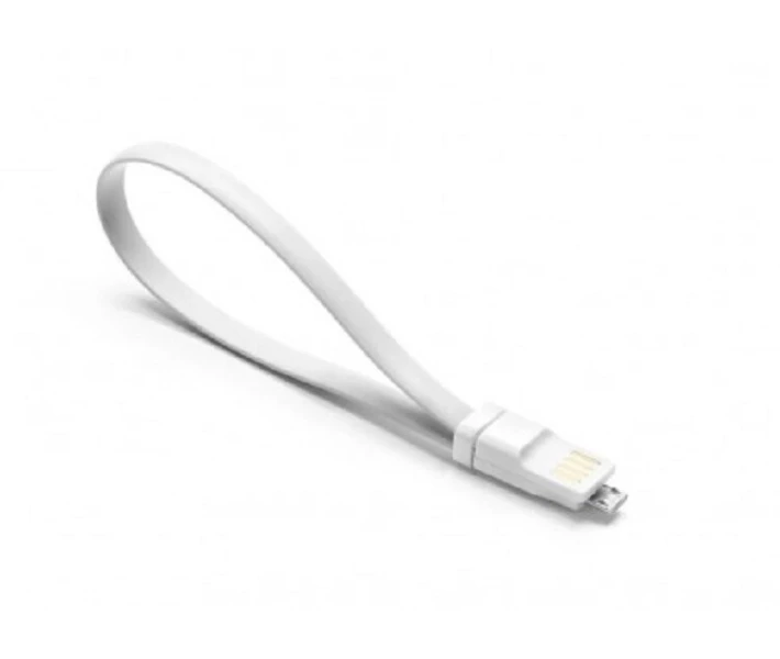 Фото - кабель та перехідник Кабель KingMi Colorful Portable USB cable 20CM Gray
