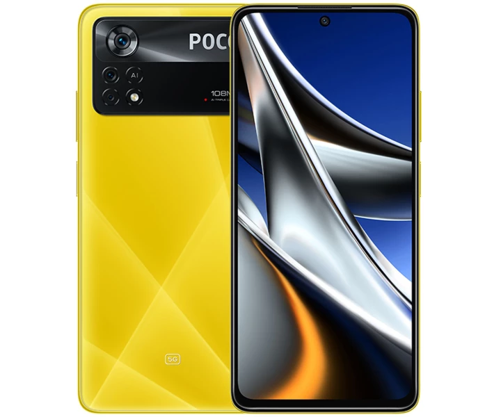 Фото - мобільний телефон і смартфон Poco X4 Pro 5G 6/128 Yellow(2201116PG)