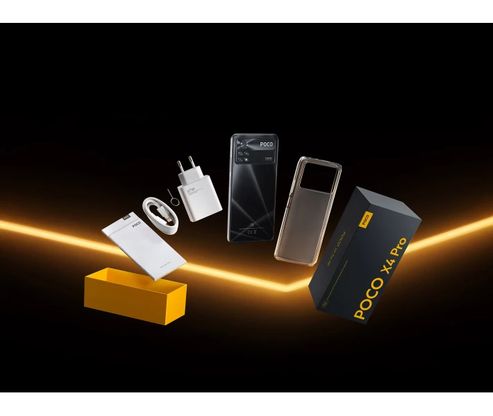 Фото - мобільний телефон і смартфон Poco X4 Pro 5G 6/128 Yellow(2201116PG)