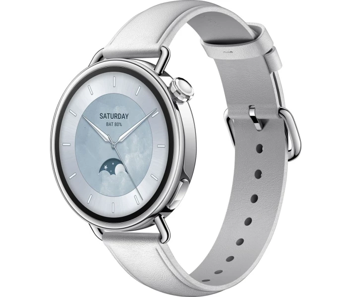 Фото - смарт-годинник Смарт-годинник Xiaomi Watch S4 41mm Leather Strap Білий BHR07VUGL