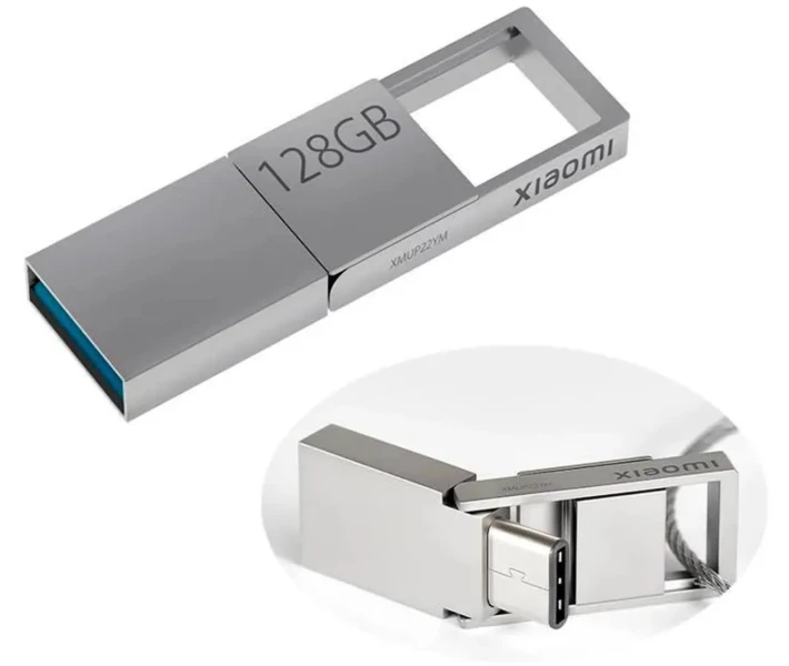 Флеш-пам'ять USB Xiaomi Dual-interface Flash Drive 128GB USB-A +