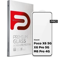Придбати - захисне скло для смартфона  Захисне скло ArmorStandart Pro Black (ARM73500) для Xiaomi Poco X6 5G/X6 Pro 5G/M6 Pro 4G