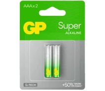 Придбати - батарейку та аккумулятор  GP AAA Super (2шт/бл)