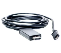 Придбати - кабель та перехідник  Кабель PowerPlant micro USB- HDMI 1.8m (MHL) KD00AS1239