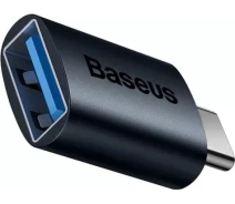 Придбати - кабель та перехідник  Адаптер Baseus Mini OTG Type-C to USB-A 3.1 (ZJJQ000003)блак