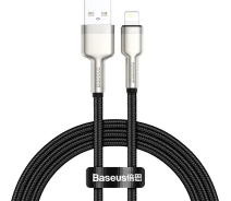 Придбати - кабель та перехідник  Кабель Baseus USB to Lightning 2.4A 1m (CALJK-A01) чорний