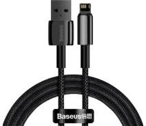 Придбати - кабель та перехідник  Кабель Baseus USB to Lightning 2.4A 1m (CALWJ-01)чорн