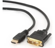 Придбати - кабель та перехідник  Кабель Cablexpert HDMI-DVI 0,5 м (CC-HDMI-DVI-0.5M)